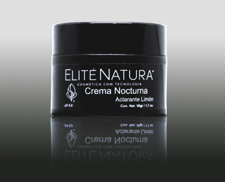 Crema Nocturna Aclarante Limón **VEGANA** – Elité Natura